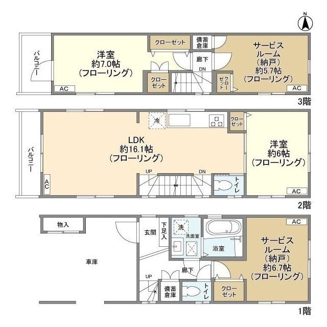 Kolet蒲田#03 34.3万円/入力なし/なし