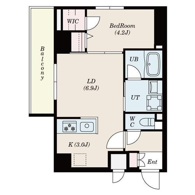 S-RESIDENCE大森bresa 503 間取り図