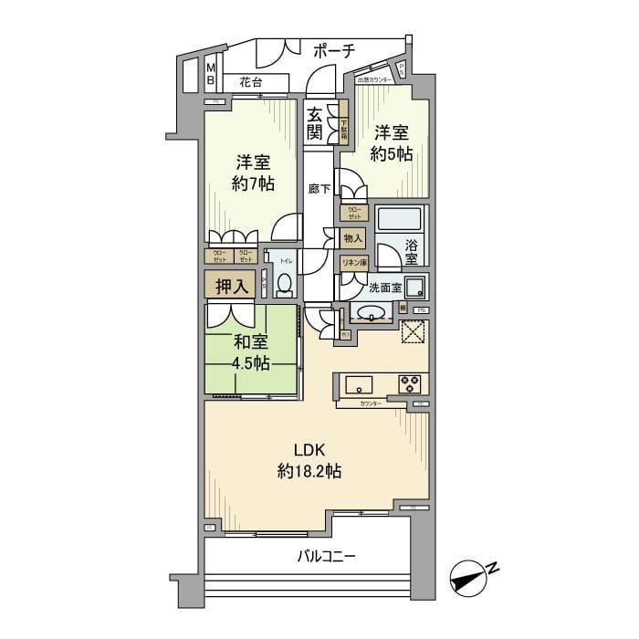 パ-クハウス フォレストリエ 403