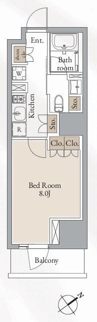 クロスレジデンス高田馬場 1211