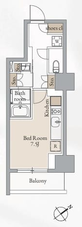 クロスレジデンス高田馬場 1309