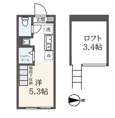 ハーモニーテラス富士見台Ⅲ 206