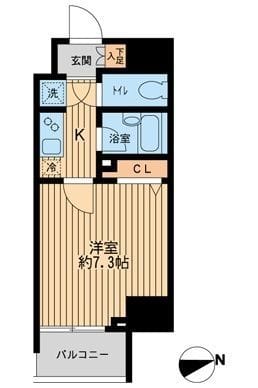 HF早稲田レジデンス 1004 間取り図