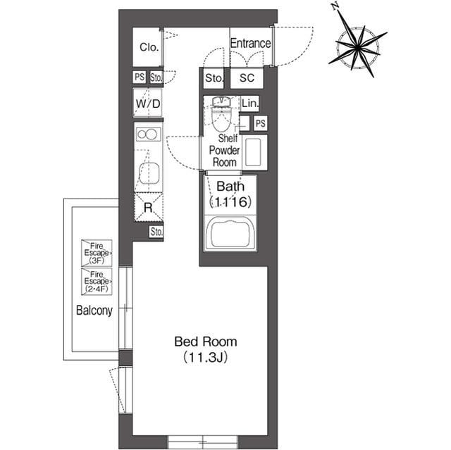 コンフォリア上目黒 202