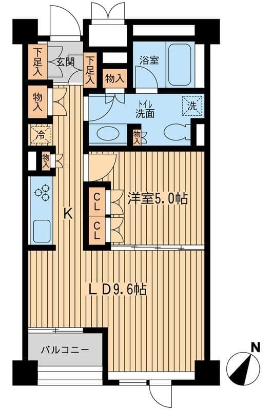 レジデンス三宿 0203 間取り図