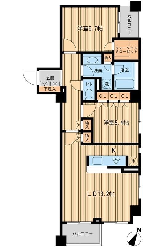 レジデンス三宿 0301 間取り図