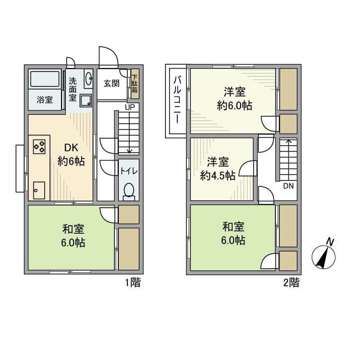 駒岡テラスハウス2号棟の写真