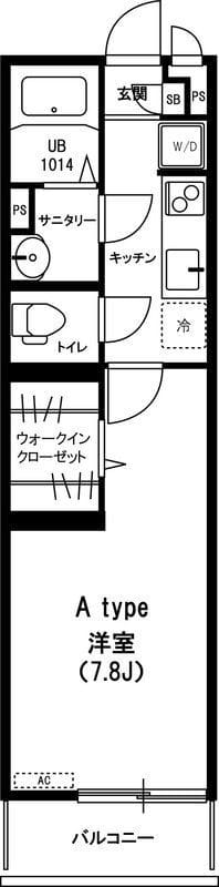 リブリ・桜レジデンス 302 間取り図