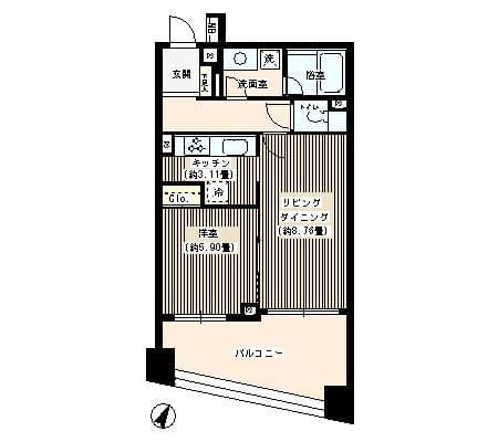 パトリス26 803 間取り図