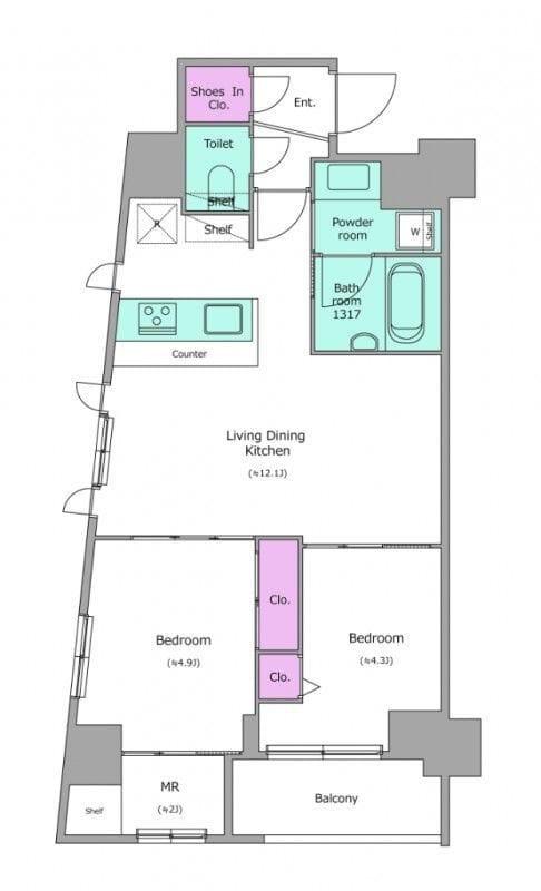 クレヴィアリグゼ西巣鴨 0502