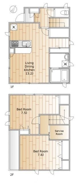 南千束3丁目戸建I邸 1
