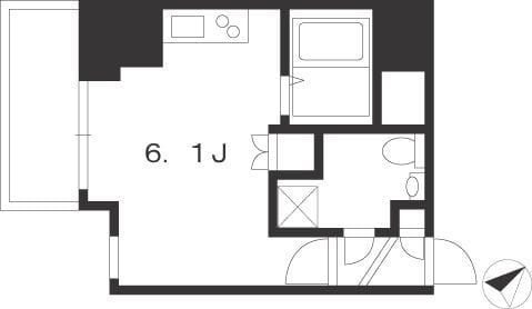 スカイコート浜松町 807