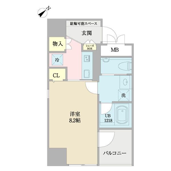 リアン風見 0201 間取り図