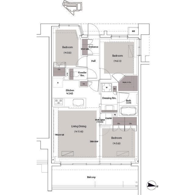 Brillia 宮前平 Hillside 515