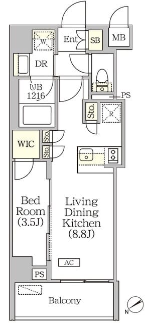 ORSUS清澄白河リバーフロント 103