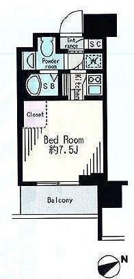 レジディア市谷薬王寺 1007