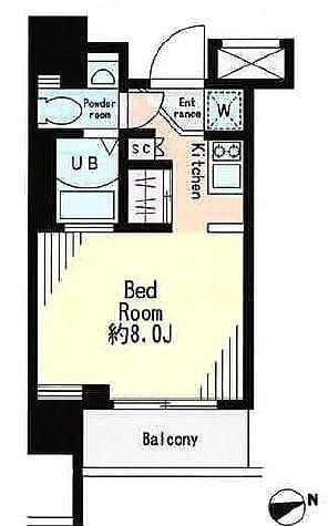 レジディア市谷薬王寺 1104