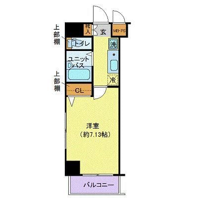 ヴェルト日本橋3 401 間取り図