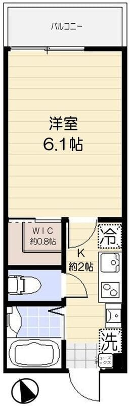 ラ・リュエル馬込 202 間取り図