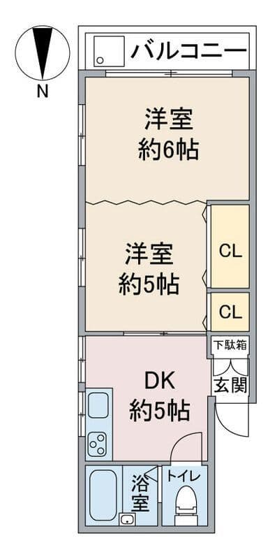 田園調布ハイム 201 間取り図