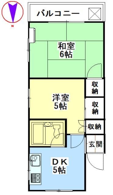 田園調布ハイム 301 間取り図