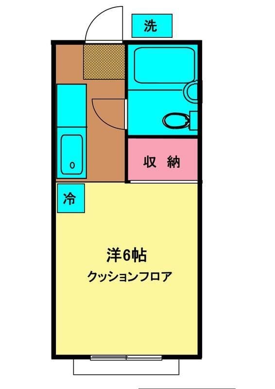 ハイツエコー 202 間取り図