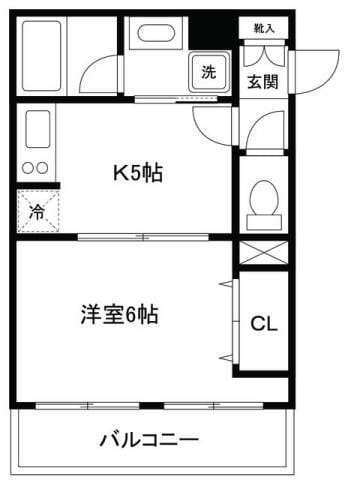 ワコーレ千住A棟 205 間取り図