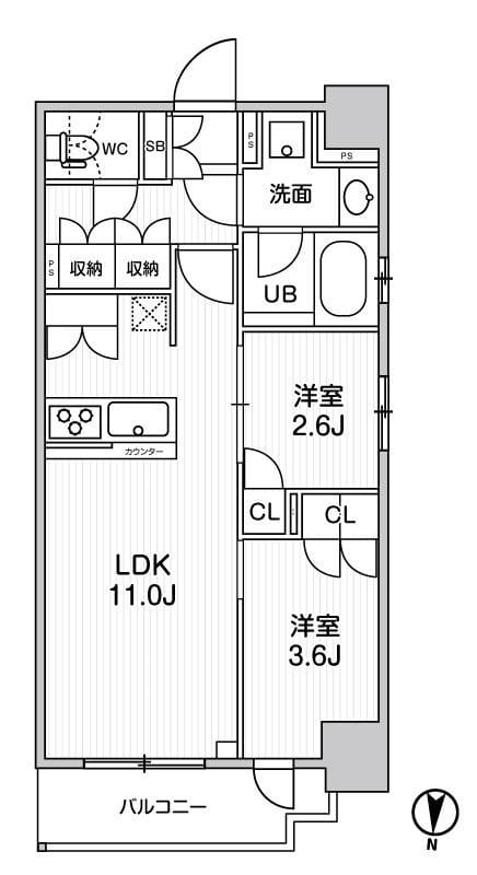 シーズンフラッツ菊川WEST 601