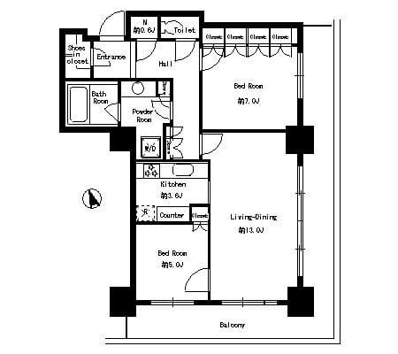 パークタワー芝浦ベイワード アーバンウイング 1702