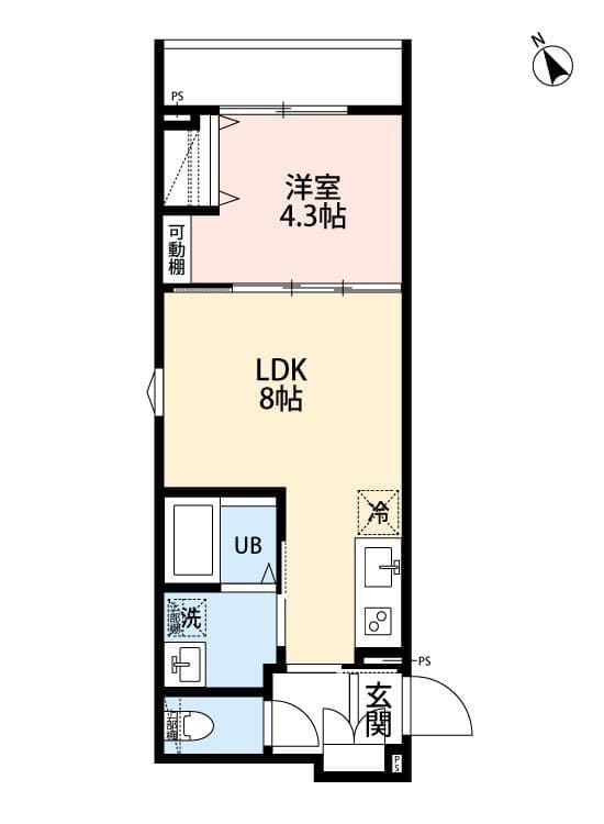 robot home 南千住(ロボットホームミナミセンジュ) 105 間取り図