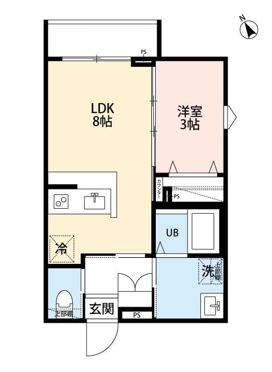 robot home 南千住(ロボットホームミナミセンジュ) 201 間取り図