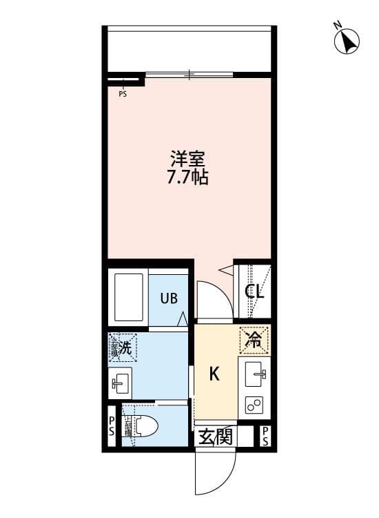 robot home 南千住(ロボットホームミナミセンジュ) 303 間取り図