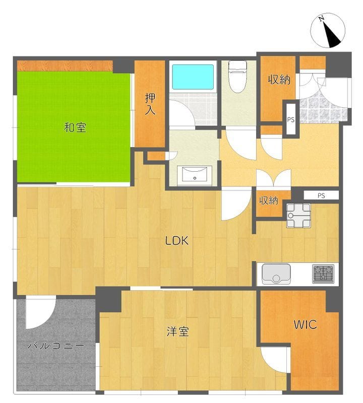 ライオンズマンション麹町 402 間取り図