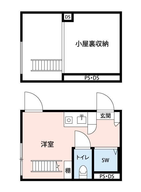KULA不動前 102 間取り図