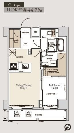 アーバンコア月島 1101