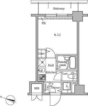 レジディア広尾Ⅱ 0904