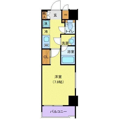 メイクスデザイン早稲田 601 間取り図