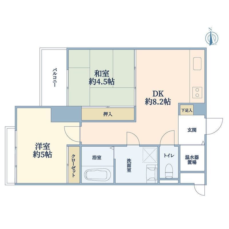 堀ノ内マンシオン 204 間取り図