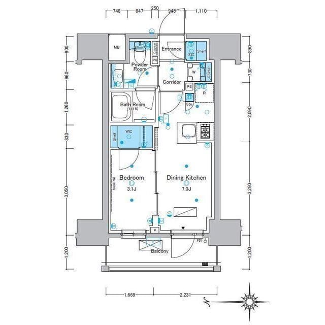 ルフォンプログレ浅草入谷 1005