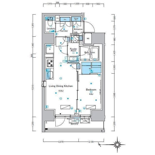 ルフォンプログレ浅草入谷 1404