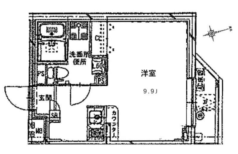 CREAL常盤台 401 間取り図