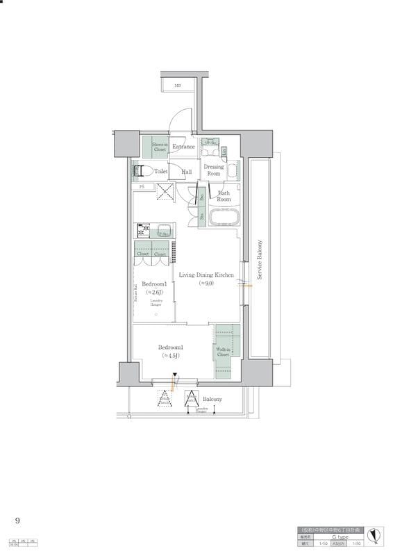 ワンルーフレジデンス中野 604