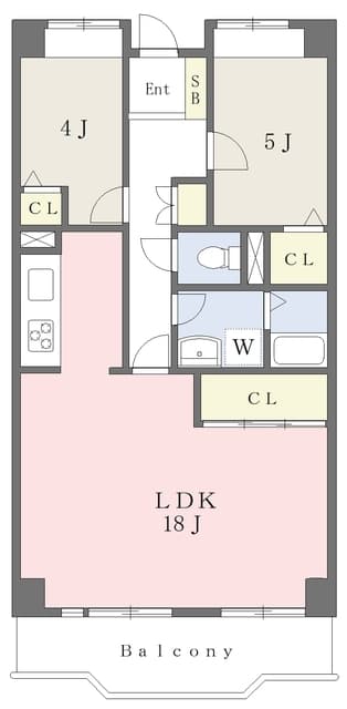 レジデンス上鷺 518 間取り図