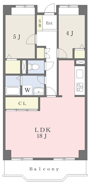 レジデンス上鷺 715 間取り図