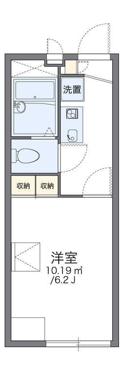レオパレスワイズ 202 間取り図