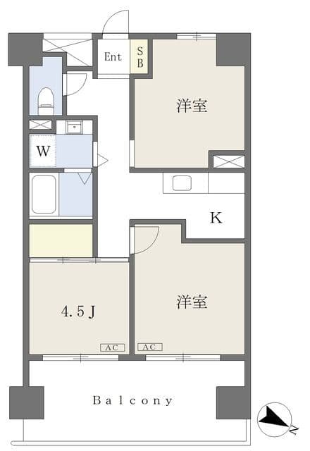リレント上池袋PART-2 603 間取り図
