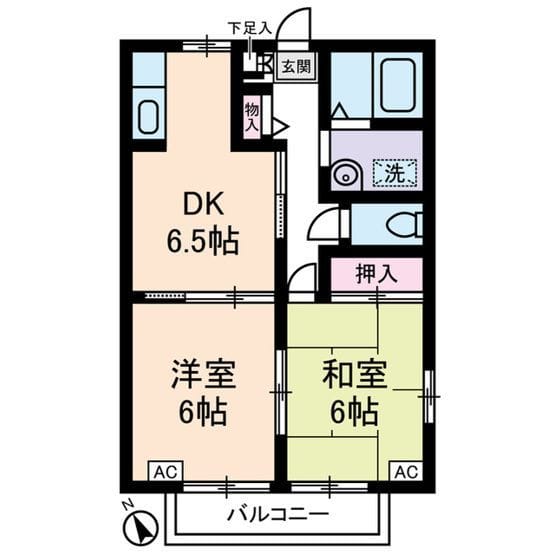 ファミーユ・ドミ 0205 間取り図