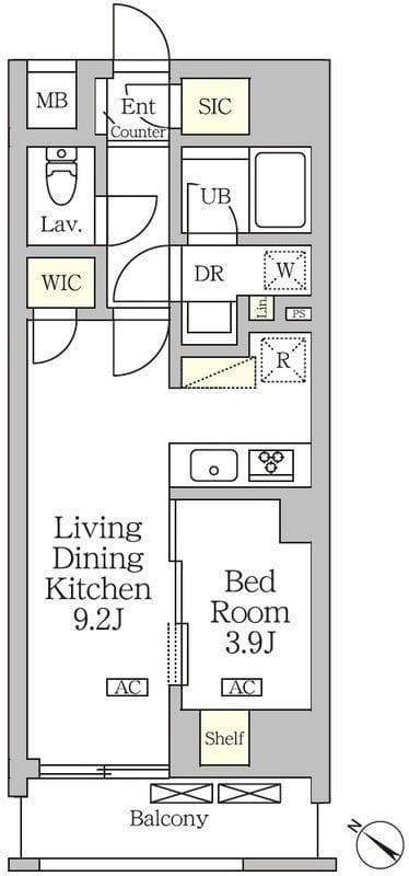 アジールコート松濤 204