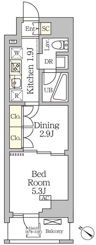 アジールコート松濤 803
