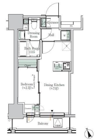 ONE ROOF RESIDENCE ASAKUSABASHI 0803
